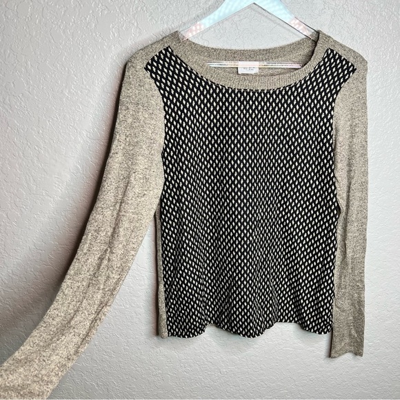 BNWOT IFLIS Long Sleeve Patterned Long Sleeve Shirt - Picture 3 of 6